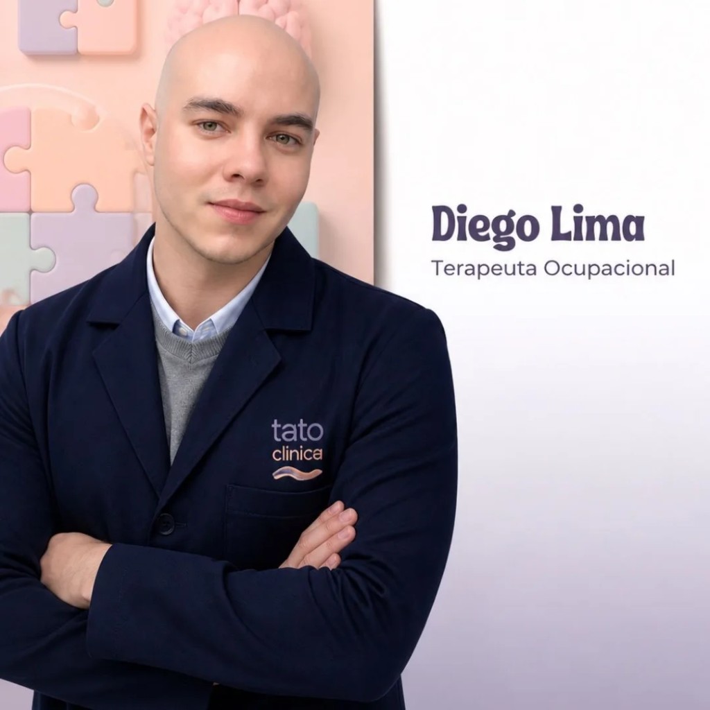 Diego Lima, terapeuta ocupacional na Tato Clínica