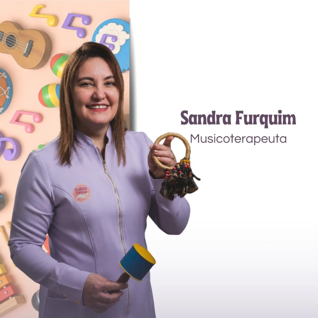 Sandra Furquim, musicoterapeuta na Tato Clínica